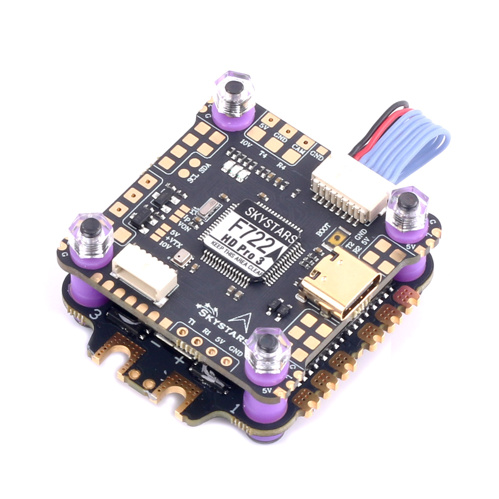 Fpv Flight Controller F7 Stack 60A - Controlador de vuelo SKYSTARS F7 y