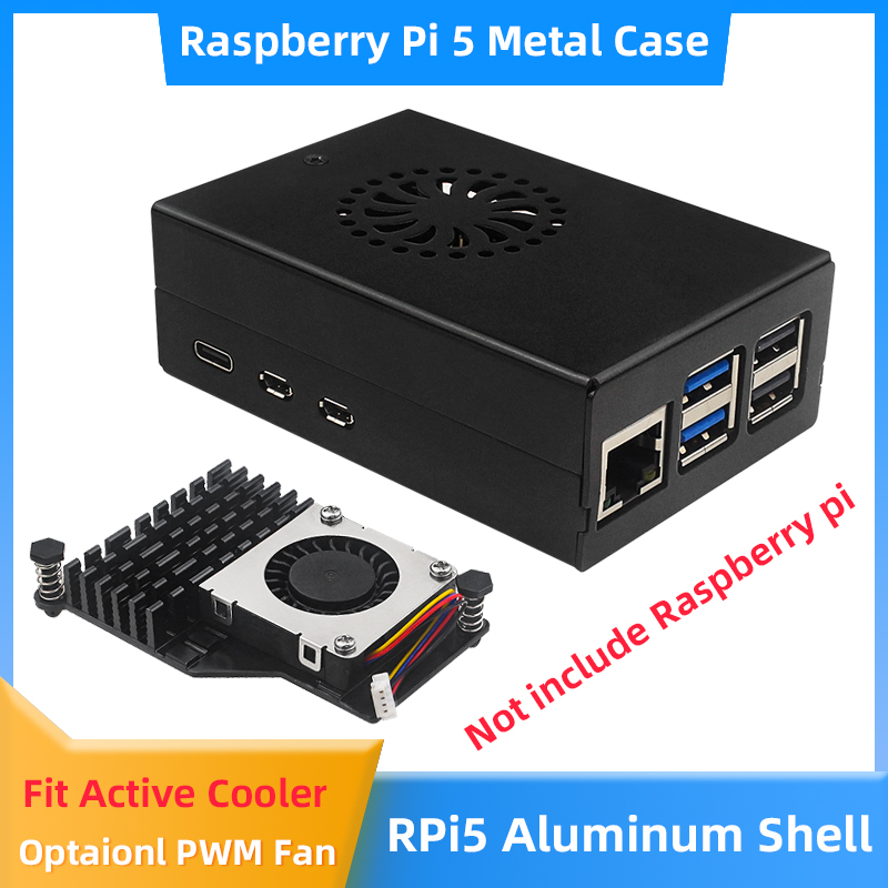 Raspberry Pi 5 carcasa de alea - Raspberry Pi 5 8Gb Kit reseña y precio