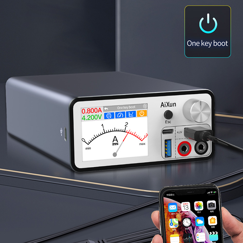 Fuente de alimentación de CC A - Linear Lab Power Supply Adjustable reseña y precio