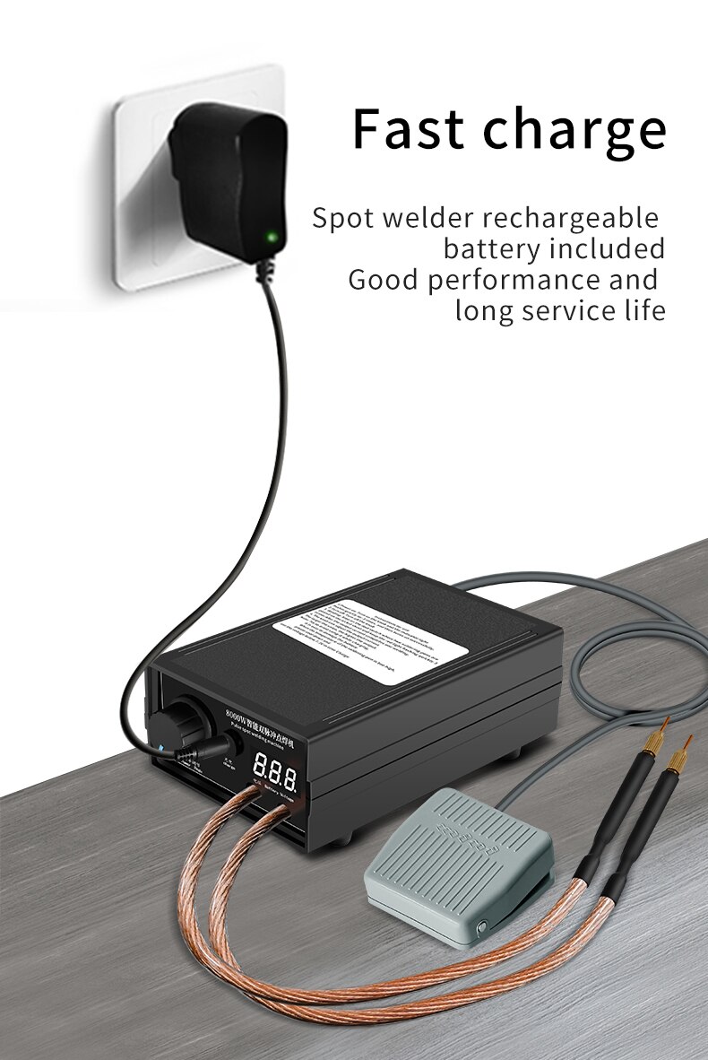 Mini Kit de soldador por punto - Spot Welder 18650 Battery Pack reseña y precio