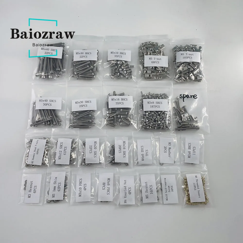 Baiozraw-tornillos de acero in - Voron 2.4 R2 Kit reseña y precio